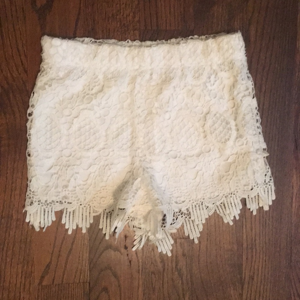 Charlotte Russe Lacey Shorts XS